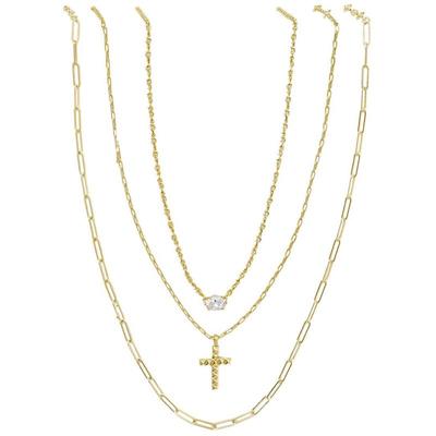 代购Kendra Scott女士项链套装简约优雅潮流百搭14K镀金