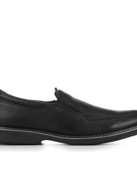 代购NUNN BUSH男士乐福鞋透气软底轻便舒适圆头平跟套脚拼接鞋面