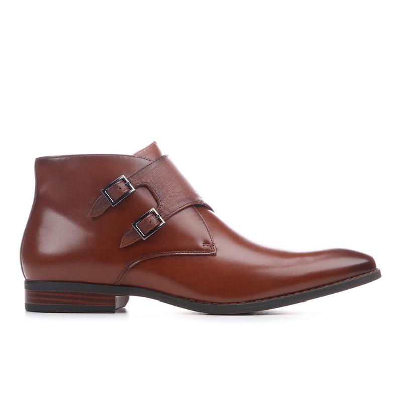 代购STACY ADAMS男士切尔西靴舒适鞋垫柔软鞋底透气耐用双扣带尖