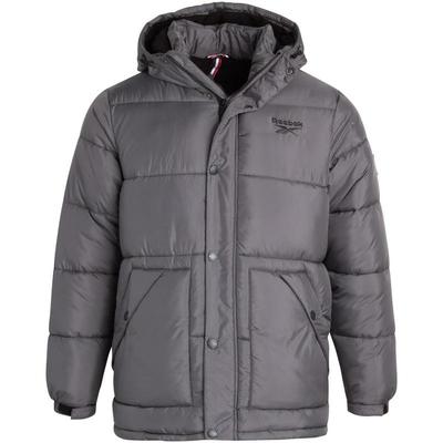 代购Reebok锐步男士羽绒服保暖防风保暖性强适合寒冷天气连帽