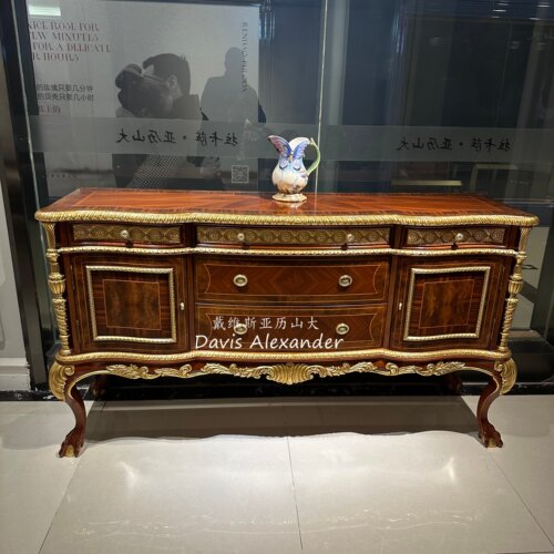 别墅大宅法式新古典玄关柜餐边柜