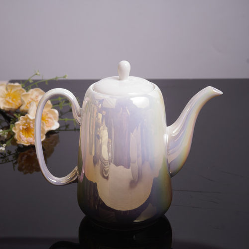 北欧炫彩带托盘陶瓷花茶具英式下午茶夏季水果茶壶简约咖啡杯套装