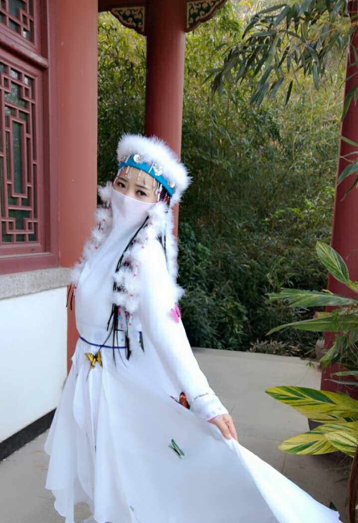 正品高端定制正品影视同款还珠格格香妃古装女含香超仙飘逸cos服