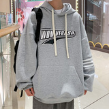 64%棉港风卫衣潮ins新款早秋宽松慵懒风长袖上衣XZ304B-W22361P66，男装卫衣，星座302B-1