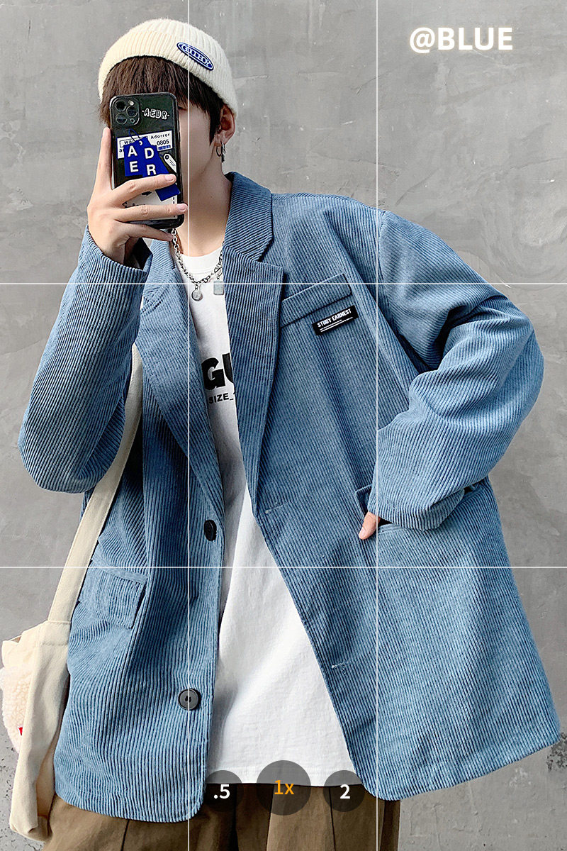 文艺大皂风小西装港风秋潮流外套休闲西服XZ304B-XZ9002P80,男装西服,星座302B-1