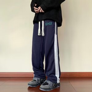 男士春秋季直筒阔腿宽松裤潮牌百搭休闲长裤XZ302-1-K928P35图片