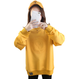 秋季新款中性潮流印花宽松圆领时尚休闲卫衣XZ304B-W5510P30，女装卫衣/绒衫，星座302B-1