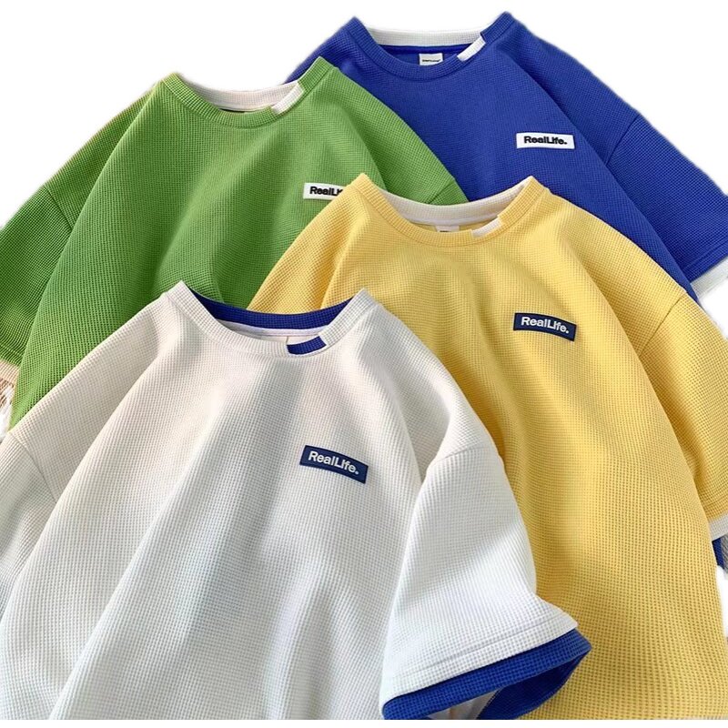 简约男青春流行ins城市风貌宽松型T恤时尚潮圆领XZ304B-T1048,男装T恤,星座302B-1