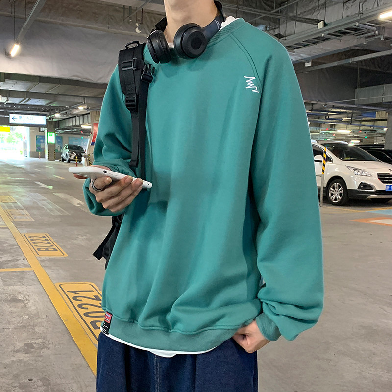 秋季新款港风宽松卫衣潮时尚休闲XZ304B-W5521P30图片