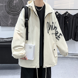 秋季新款ins港风百搭韩版潮流潮牌痞帅夹克XZ304B-JK22122P70图片