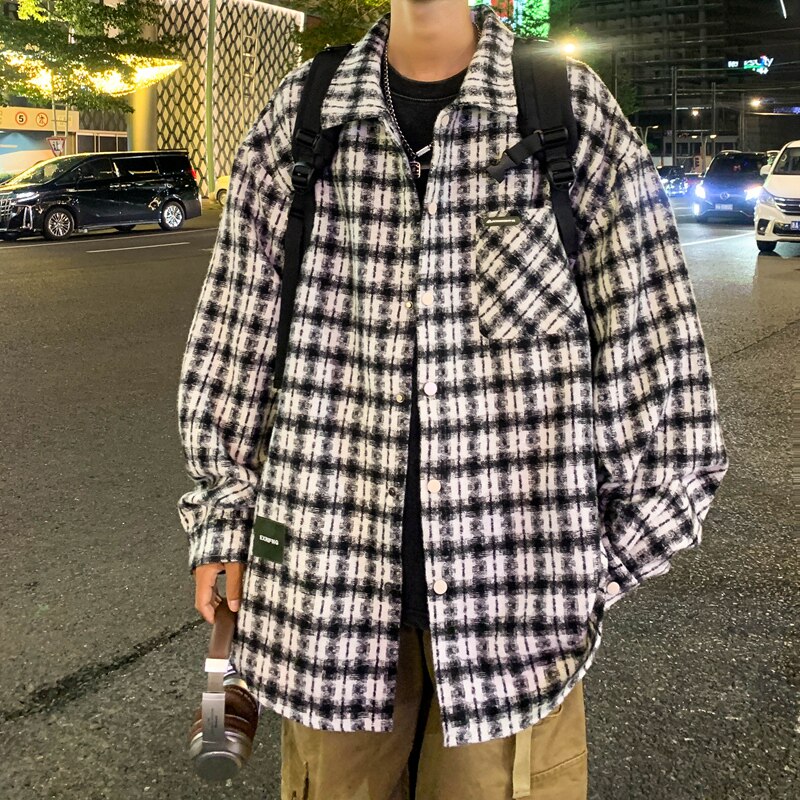 秋冬男生休闲时尚时尚毛呢衬衫领夹克XZ302B-1-JK23117P60,男装夹克,星座302B-1