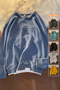 秋季新款日系宽松学生时尚休闲卫衣XZ304B-W5512P30图片