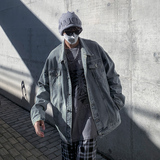 秋冬男生时尚舒适潮流休闲牛仔夹克XZ302B-1-JK610P65，男装夹克，星座302B-1
