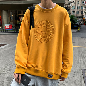 秋季新款港风宽松潮时尚休闲卫衣XZ304B-W5510P30图片