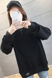 秋季新款中性潮流印花宽松圆领时尚休闲卫衣XZ304B-W5510P30，女装卫衣/绒衫，星座302B-1