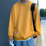 秋季新款港风宽松学生拼接时尚休闲卫衣XZ304B-W5520P30，男装卫衣，星座302B-1
