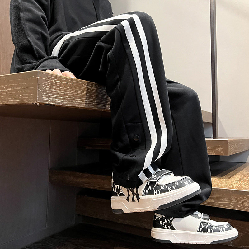 男士冬季宽松潮流加厚运动裤休闲裤XZ302-1-K23307P45,男装休闲裤,星座302B-1