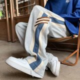休闲裤潮气质青春ns男时尚潮牌帅气潮流慵懒港风XZ302-1-K508P38，男装休闲裤，星座302B-1