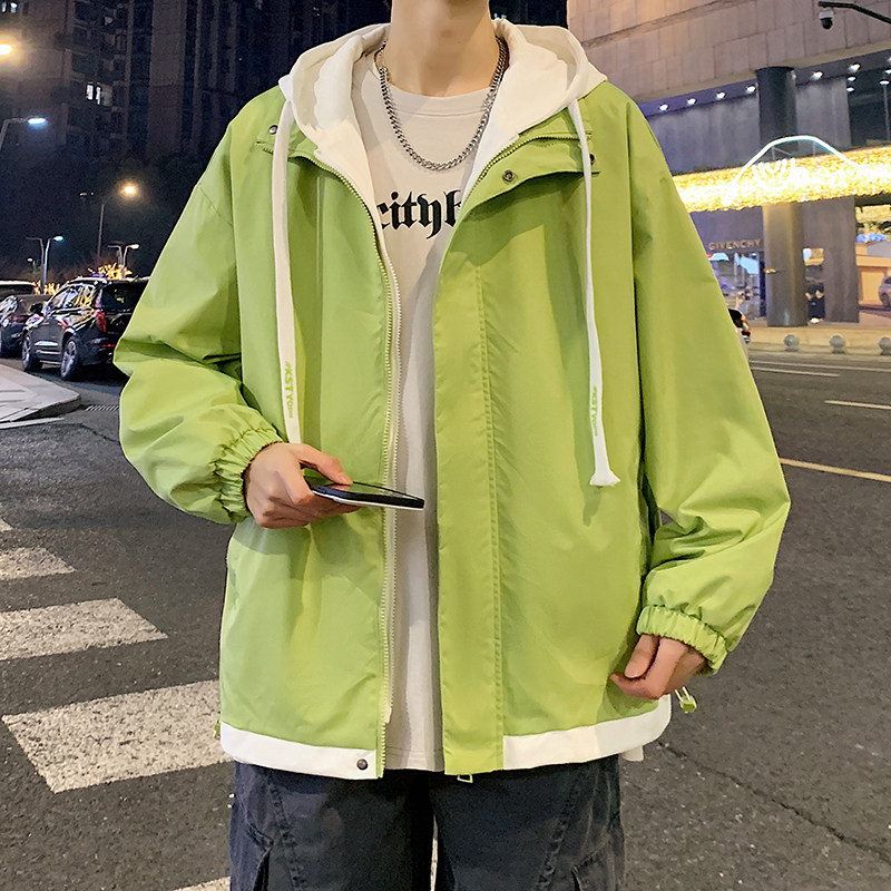 秋季男士工装宽松潮流上衣休闲夹克XZ302B-1-JK2362P60图片