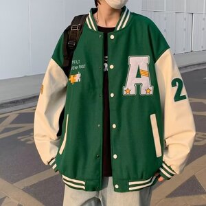 男秋季潮牌刺绣衣服男女冬季夹克加厚棒球服男XZ302B-1-JK699P58图片
