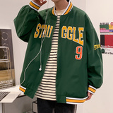秋款棒球服外套牌潮流字母刺绣情侣学生夹克XZ304B-JK22103-P70，男装夹克，星座302B-1