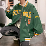 秋款棒球服外套牌潮流字母刺绣情侣学生夹克XZ304B-JK22103-P70，男装夹克，星座302B-1