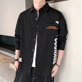 秋季新款ins酒店风韩系衬衣宽松潮流休闲衬衫XZ304B-CS2004-P43，男装衬衫，星座302B-1