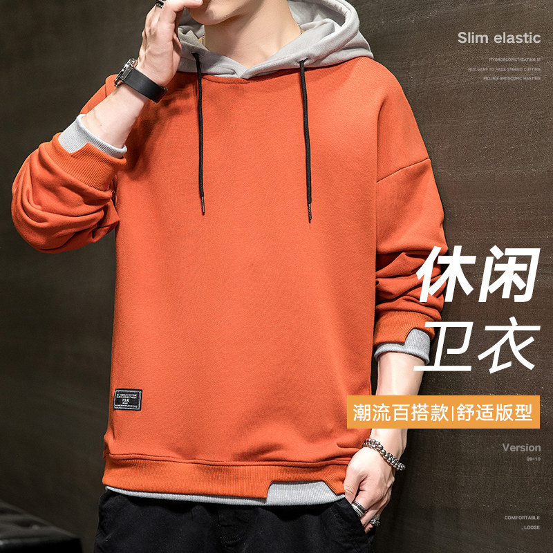 数据款店主风连帽休闲卫衣XZ304B-W5604-P38图片