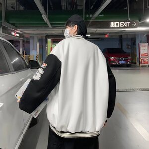 wassup candy棒球服外套男春秋季美式潮牌青少年高街痞帅休闲夹克图片