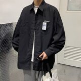 原宿男ins宽松型方领文艺衬衫百搭青春流行春季XZ304B-CS2201P35，男装衬衫，星座302B-1