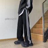 男款秋季三条杠校服裤子美式潮牌宽松运动裤XZ302B-1-K846P38，男装休闲裤，星座302B-1