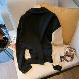 2022潮牌痞帅炸街情侣装ins拼接夹克春秋外套XZ304B-JK75P65，男装夹克，星座302B-1