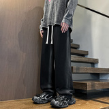 冬季男士加厚潮流宽松水洗卫裤运动休闲裤XZ302B-1-K23312P55，男装休闲裤，星座302B-1