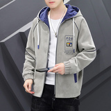 秋季新款时尚帅气连帽韩版休闲外套夹克XZ304B-JK2812P75，男装夹克，星座302B-1