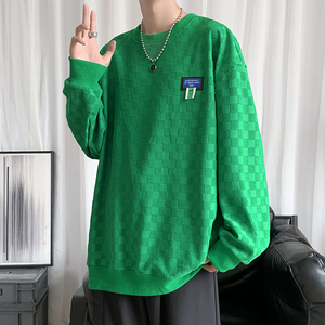 秋季新款圆领绣花休闲套头卫衣XZ304B-W3323-P35图片