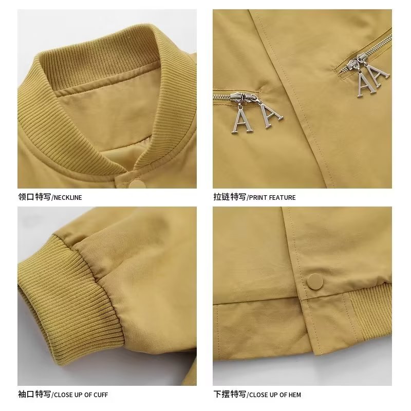 超火炸街棒球服ins潮网红2024秋季新款短夹克XZ302B-1-JK1192P65,男装夹克,星座302B-1