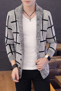 秋季新款时尚帅气休闲开衫毛衣针织衫A222-M875P40图片