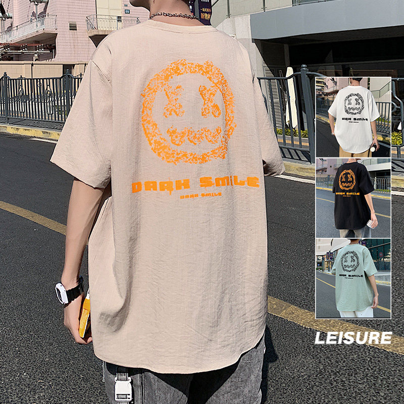 夏季新款冰丝短袖T恤男士休闲宽松短袖男个性T恤XZ304B-T3103P32,男装T恤,星座302B-1