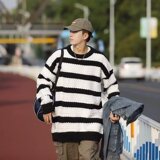 秋冬新款时尚舒适潮流港风休闲针织衫XZ302B-1-M238P45，男装针织衫/毛衣，星座302B-1
