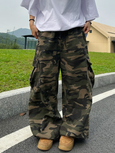 长裤迷彩工装裤宽松休闲裤