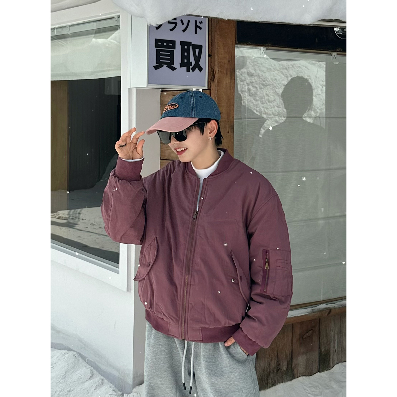 这件bomber也太帅了吧