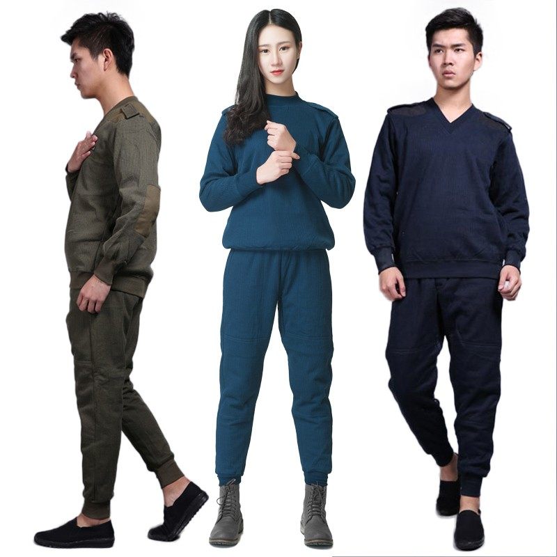 老式正品空绒衣加厚加绒保暖套装休闲运动服陆绒衣03海绒衣裤套装