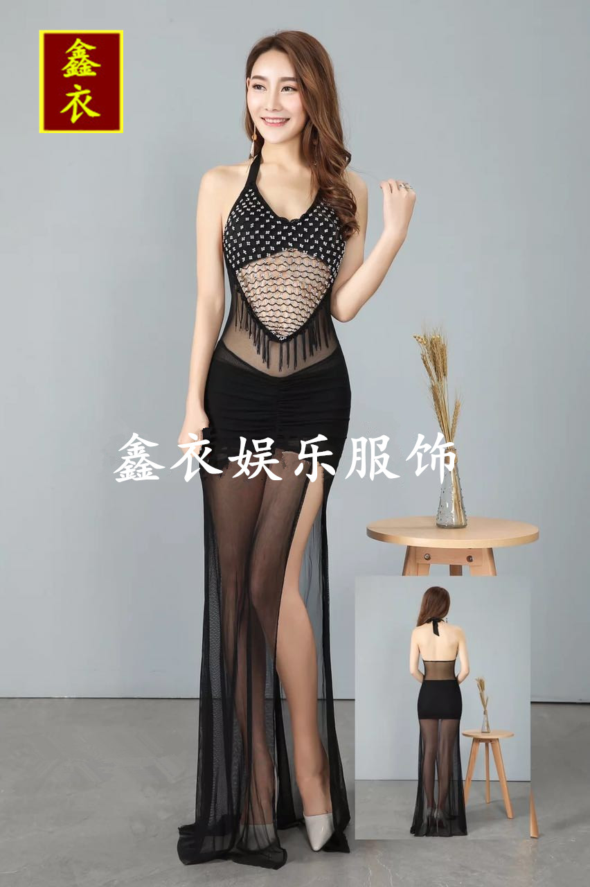 性感真空酒吧小妹舞蹈佳丽晚礼服