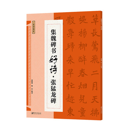 正版包邮 集魏碑书好诗 张猛龙碑 魏碑集字创作 诗词书法字帖 张猛龙 江西美术出版