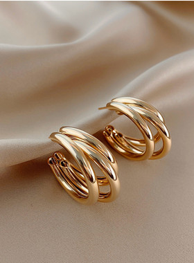 s925银针2021年新款潮三生三世耳环女高级感耳钉韩国网红耳坠耳饰