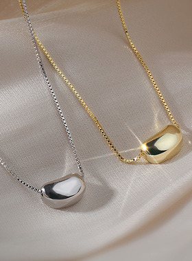 韩国ins锁骨链不掉色十全十美小方块八方来财项链女链潮网红饰品