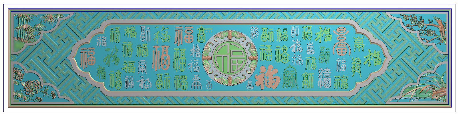 精品百福精雕图 福浮雕图 福字精雕图 福雕刻图 百福图 石雕图