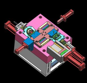 素彦双色模具设计视频教程UG模具设计注塑模具结构图档教程