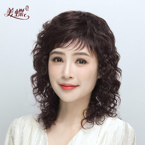 真人发丝减龄遮白发优选辫子发