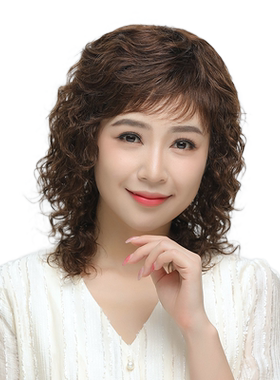 真人发丝减龄遮白发优选辫子发